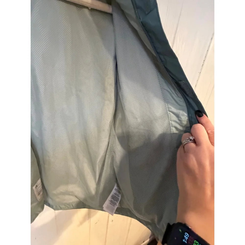 Columbia Teal & Gray Rain Jacket M (10/12) - Picture 10 of 11